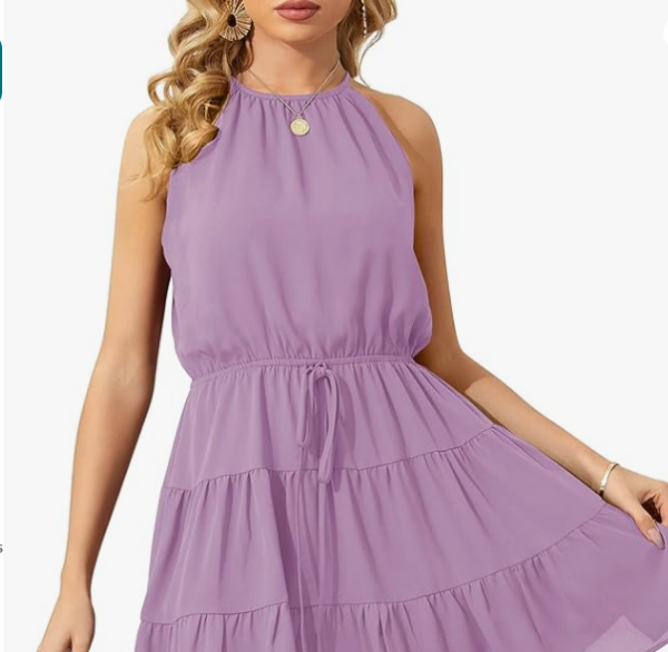 Summer Dress for Women Chiffon Blouses Skirt Spaghetti Sleeveless